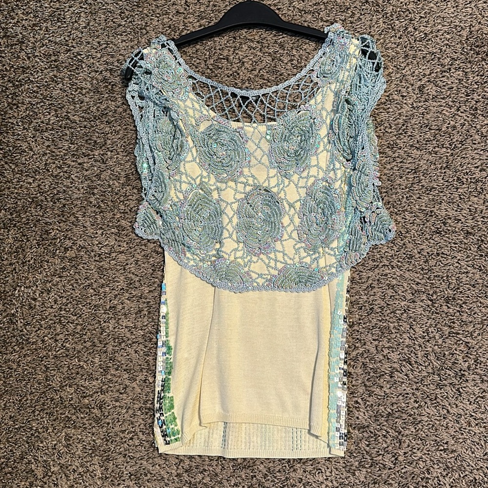 Bebe Sequence Tank With Pullover Set - image 5